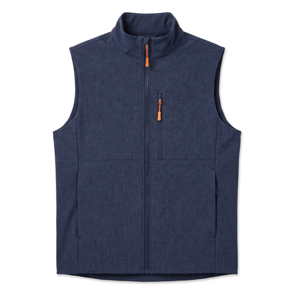 Mens Softshell Fleece Lined Full Zip Vest
